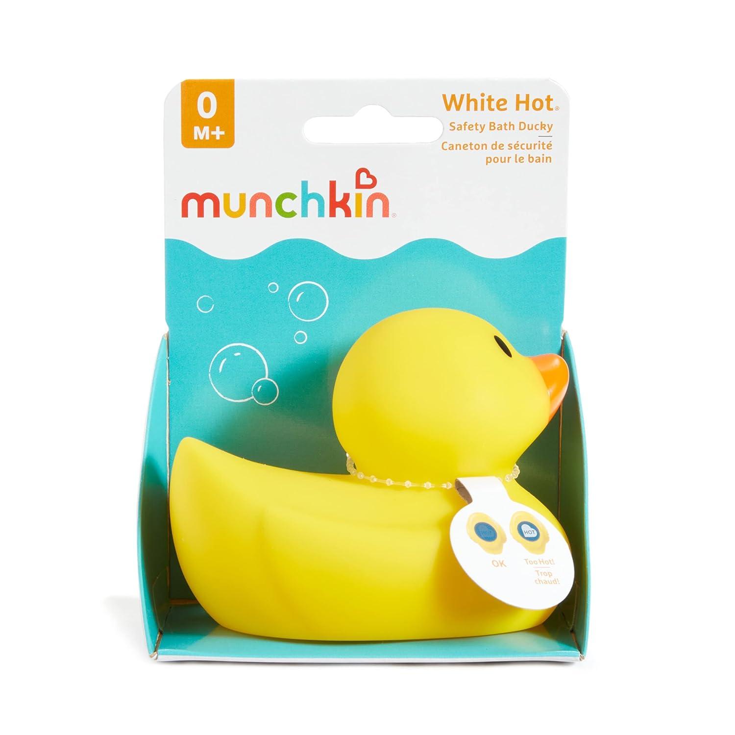 imageMunchkin White Hot Safety Bath Ducky Toy Yellow Pack of 2