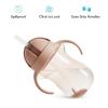 image:imageMunchkin Any Angle Spill Proof Weighted Straw Trainer Cup Transition Sippy Cups for Toddlers and Babies Click Lock Technology amp Fun Dog Design 10 Ounce Brown