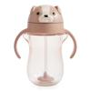 image:imageMunchkin Any Angle Spill Proof Weighted Straw Trainer Cup Transition Sippy Cups for Toddlers and Babies Click Lock Technology amp Fun Dog Design 10 Ounce Brown