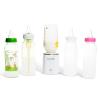 image:imageMunchkin 98 Digital Bottle Warmer Plugin with Four Adapters  Fits Most Baby Bottles White 1 Count Pack of 1Bottle Warmer