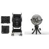 image:imageMunchkin Night Owl Baby Stroller and Stroller Fan  Baby Travel Essentials Set for Airplanes Shopping Parks and More Black