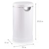 image:imageMunchkin PAIL Diaper Pail Starter Set Powered by Arm amp Hammer and Touch Free Baby Wipe Warmer