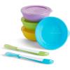 image:imageMunchkin LoveaBowls 10 Piece Baby Feeding Set Includes Bowls with Lids and Spoons Multicolor10 Piece Set Pack of 12