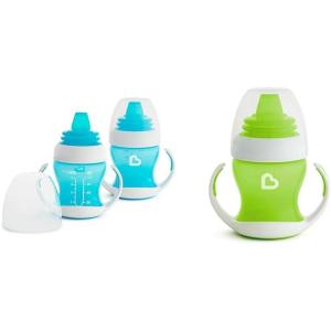 image:imageMunchkin GentleTM Transition Sippy Trainer Cup 4 Ounce 2 Pack with Blue and Green Cups2pk Blue Sippy Trainer Cup