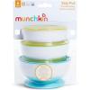 image:imageMunchkin Stay Put Munchkin Suction Baby Bowls with Lids  Dishes for Babies and Toddlers SelfFeeding Bowl Set for Kids 6 Months 3 Pack PinkPurple3pk BlueGreenYellow