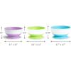 image:imageMunchkin Stay Put Munchkin Suction Baby Bowls with Lids  Dishes for Babies and Toddlers SelfFeeding Bowl Set for Kids 6 Months 3 Pack PinkPurple3pk BlueGreenPurple