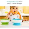 image:imageMunchkin Stay Put Munchkin Suction Baby Bowls with Lids  Dishes for Babies and Toddlers SelfFeeding Bowl Set for Kids 6 Months 3 Pack PinkPurple3pk BlueGreenPurple