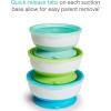 image:imageMunchkin Stay Put Munchkin Suction Baby Bowls with Lids  Dishes for Babies and Toddlers SelfFeeding Bowl Set for Kids 6 Months 3 Pack PinkPurple3pk with Lids BlueGreenMint