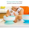 image:imageMunchkin Stay Put Munchkin Suction Baby Bowls with Lids  Dishes for Babies and Toddlers SelfFeeding Bowl Set for Kids 6 Months 3 Pack PinkPurple3pk with Lids BlueGreenMint
