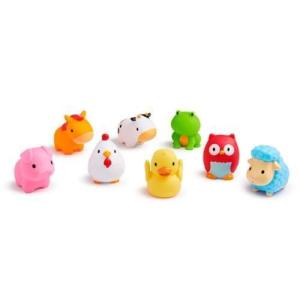 image:imageMunchkin FarmTM Animal Squirts Baby Bath Toy 8 Pack and Little Boat Train Baby Bath Toy 6 Piece Set