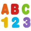 image:imageMunchkin Soft Spot Cushioned Bath Mat for Kids Grey amp  Learn Bath Letters and Numbers 36pc Toddler Bath Toy