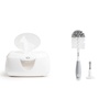 image:imageMunchkin Warm GlowTM Wipe Warmer and BristleTM Bottle Brush White and Grey